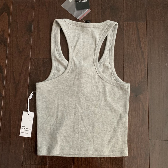 Forever 21 Ribbed Racerback Tank Top - Picture 2 of 4